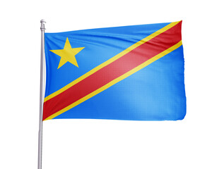 Congo democratic republic flag 