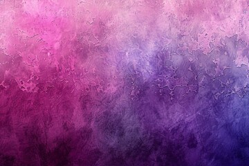 Fototapeta premium Vibrant ombre backdrop with grainy noise texture blending from fuchsia to neon purple giving a bold energetic look