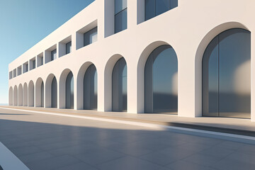 Obraz premium the facade of a building