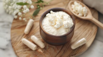 Take probiotics and take vitamin supplements