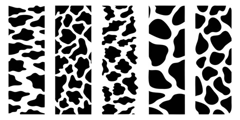 Set of texture of different shapes of figures. Set of banners of different shapes of figures texture. Abstract pattern or background