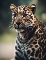3d image background mechanical dark leopard