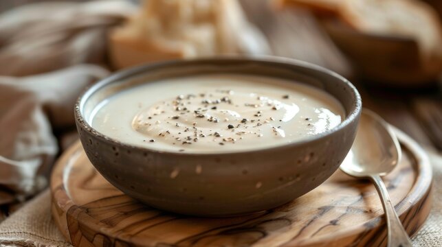 French cuisine. Veloute sauce.