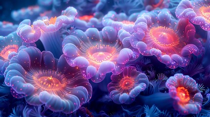 Aerial view of a vibrant underwater world