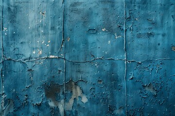 Blue textured concrete background created with Generative AI