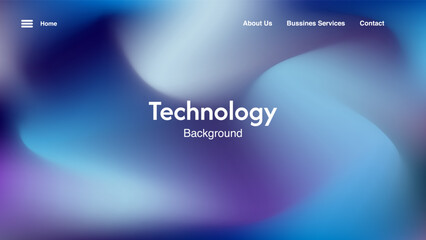 abstract blue background with wave