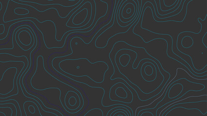 Abstract background with topographic contour map with geographic line map. Vector illustration of topographic line contour map design.