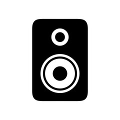 speakers isolated on white background