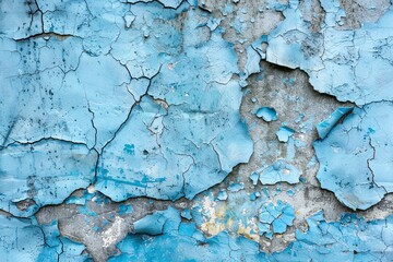 Blue textured concrete background created with Generative AI