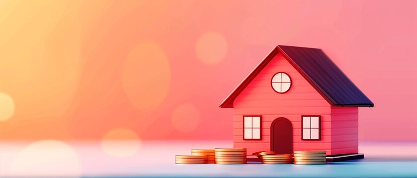 Tax lien certificates, investing in property tax debt, flat design illustration