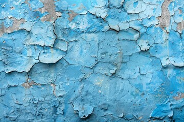 Obraz premium Blue textured concrete background created with Generative AI