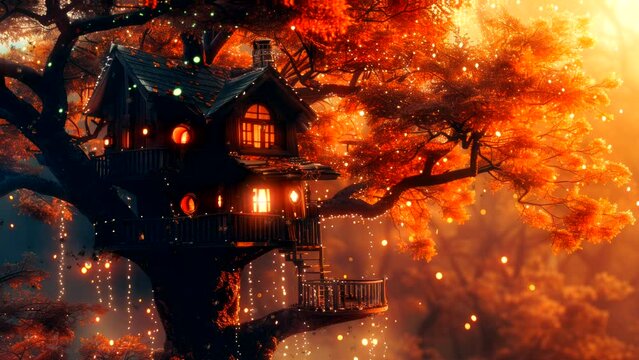 Aerial Retreat: Basking in the Charm of the Treehouse