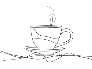Coffee Cup on Saucer