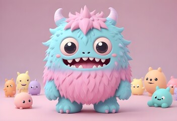kawaii cute monster