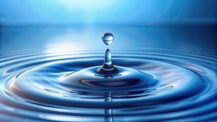 Clean and clear water droplets on a smooth surface, representing hygiene and purity, refreshing, hygienic, water droplets