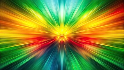 Obraz premium Blurry vivid abstract y2k background with shades of green, yellow, red, and pink, vibrant, colorful, retro, aesthetic