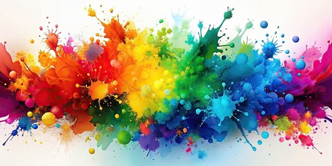Abstract ink splat background with vibrant colors , paint, splatter, artistic, messy, texture, watercolor, ink, vibrant