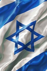 Israel flag waving