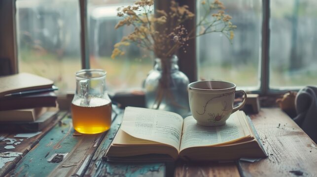 Start your day with yoga, tea, and journaling to set a positive, balanced tone.