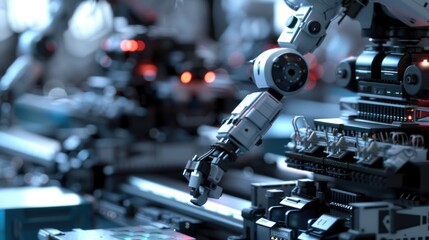 Fototapeta premium Industrial machinery maintenance