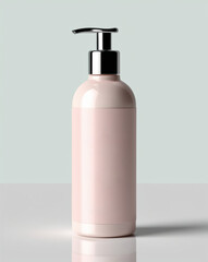 set of cosmetic bottles