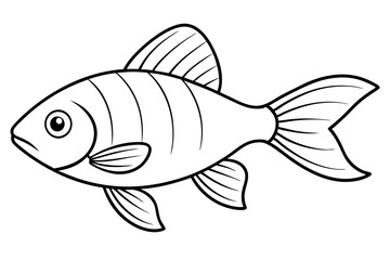 Climbing fish jumps icon vector vector art illustration