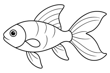 Climbing fish jumps icon vector vector art illustration