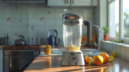 Blender on kitchen table