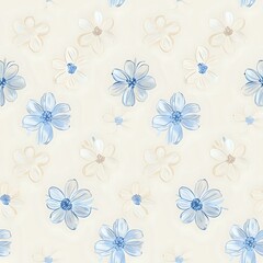 Stylish Symmetrical Floral Design with Detailed Petals and Leaves