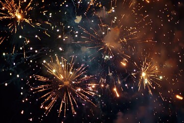 Fireworks in Sky