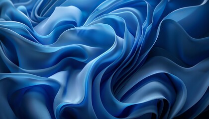 Fototapeta premium Blue abstract background, minimalist style, elegant design, photorealistic, high detail, 4K quality