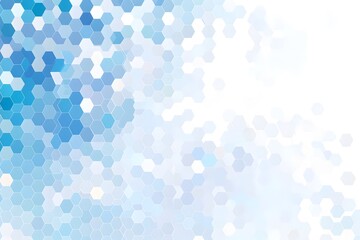 Abstract blue hexagonal pattern with gradient shades, creating a modern and dynamic background.