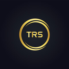 TRS logo. T R S design. White TRS letter. TRS, T R S letter logo design. T R S letter logo design in GOLD, GOLDEN LOGO, THREE, style. letter logo set in one artboard. T R S letter logo vector design.
