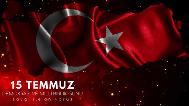 15 temmuz demokrasi ve milli birlik gunu .(Happy 15 July, Democracy Republic of Turkey.)