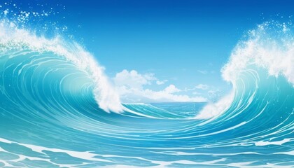 artwork dynamic conceptual business blue background concept background wave action abstract