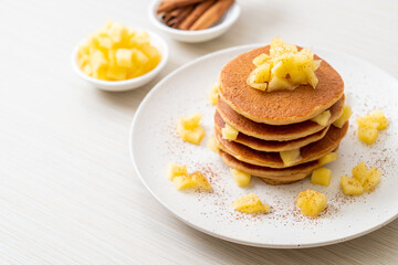 apple pancake or apple crepe