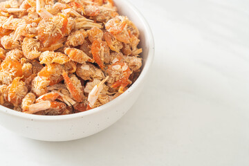 dried shrimps or dried salted prawn