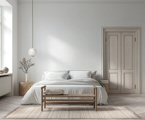 modern japandi bedroom