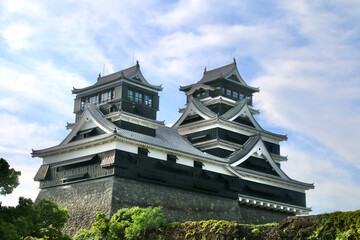 Fototapeta premium 熊本城・日本三名城・北側（熊本県・熊本市）