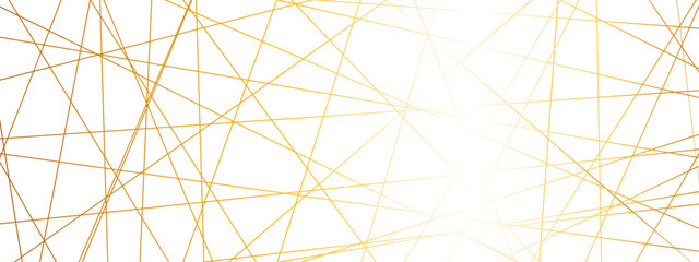 Luxury premium shiny golden lines on dark black background. Geometric luxury golden banner, template, t-shirt design. Vector, illustration