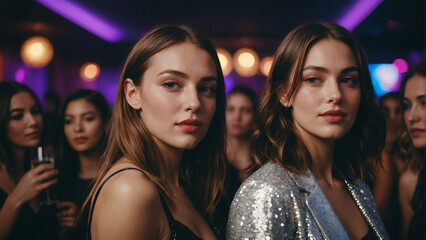 Popular pretty girls at night clubs