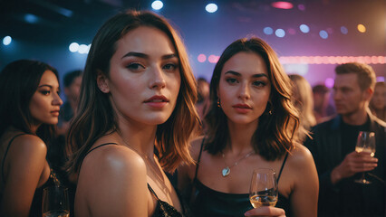 Popular pretty girls at night clubs