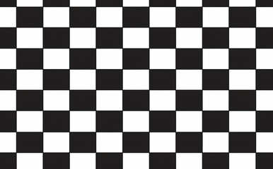 Fototapeta premium Black and white checkered pattern background vector presentation design