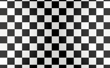 Black and white checkered pattern background vector presentation design