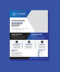 Professional Business Flyer design template