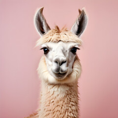 Fototapeta premium close up of a llama