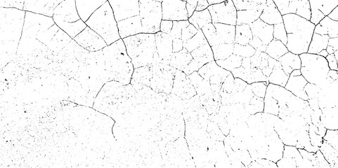 Obraz premium Distressed black and white grunge seamless texture background vector. Retro Background. Broken, Cracked Wall Texture. Scratched, Dirt Print. Black and White Grunge Style.