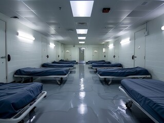 Facilities equipped to handle public health emergencies, such as natural disasters, infectious disease outbreaks, and mass casualty incidents.