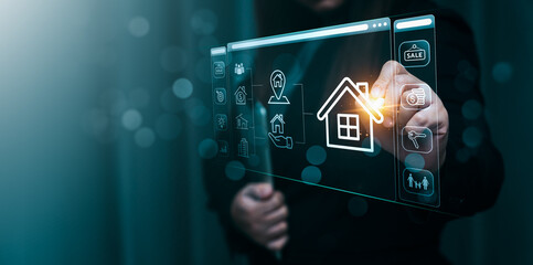 Real estate business concept, Profitable real estate investment strategies Residential property...