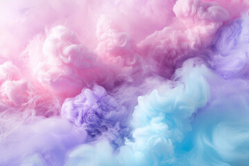 Fototapeta premium Dreamy Candy Floss Background
